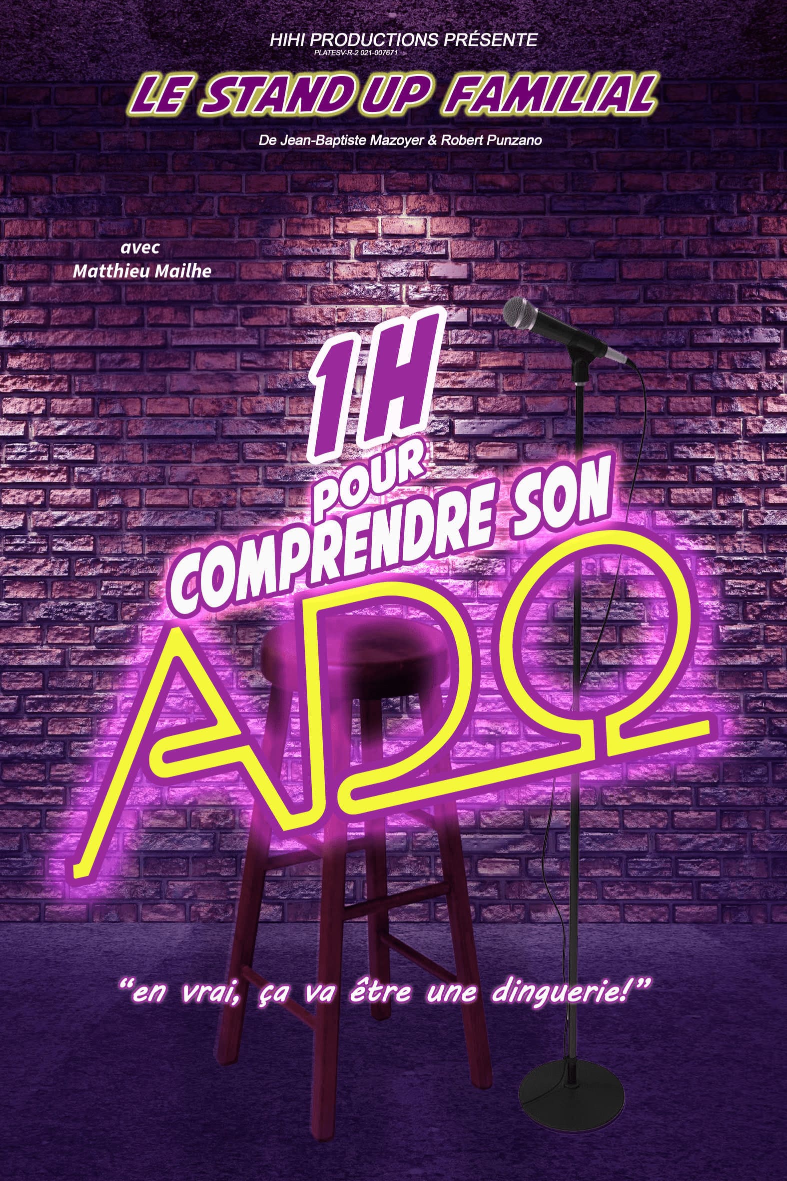 Affiche de 1h pour comprendre son ado