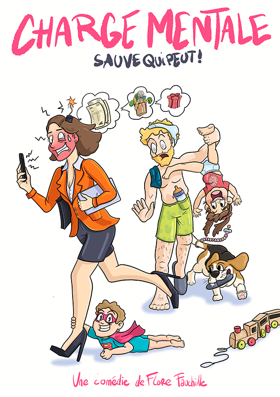 Affiche de Charge mentale, sauve qui peut !